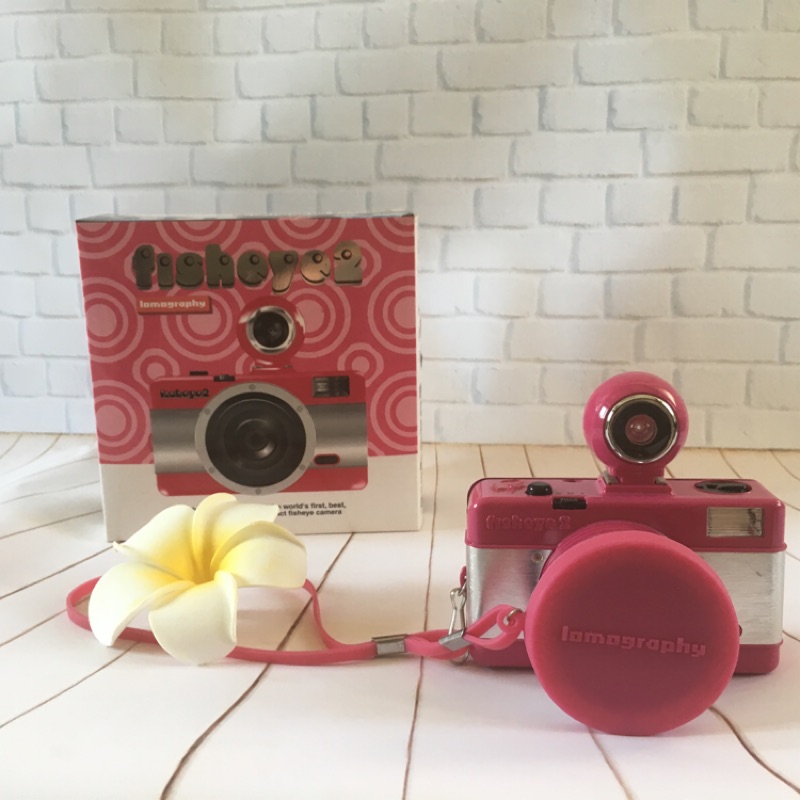 二手LOMO底片相機 魚眼機 適合新手入手 粉紅色 市價3190特價2190元