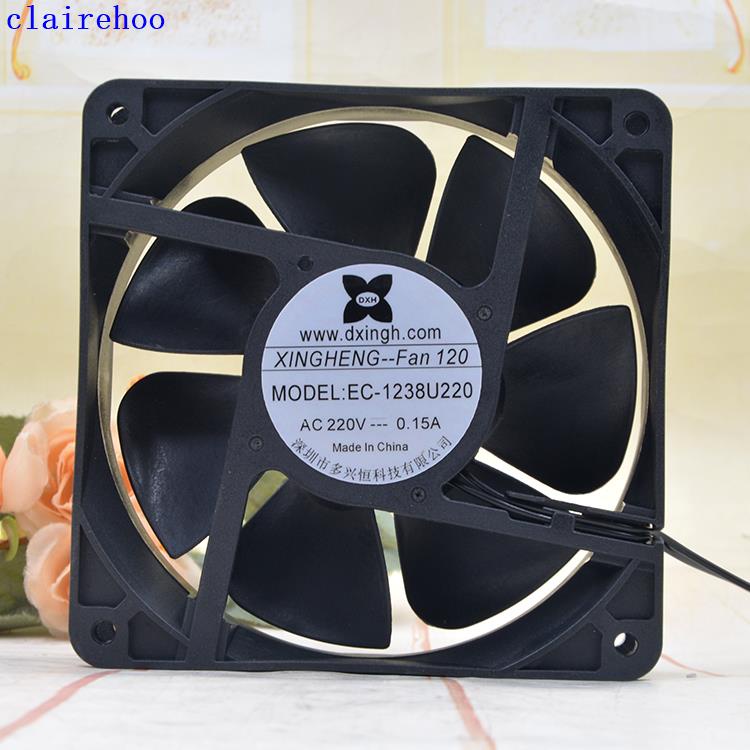 上新☆DXH FAN 110V-220V 12038 EC-1238U220 12厘米大風量冷凍機柜風扇claireho