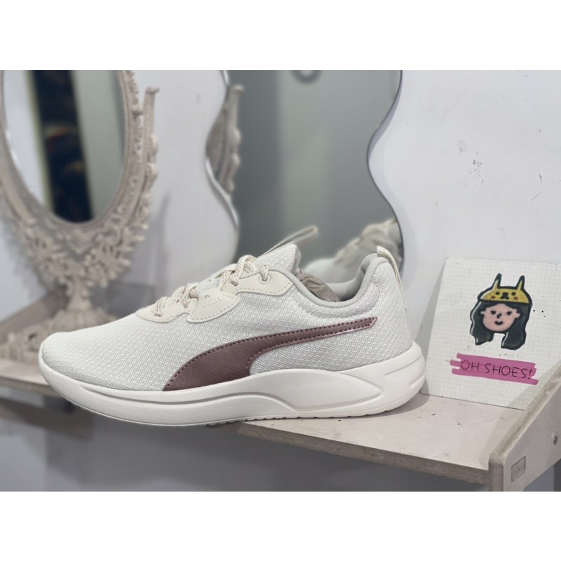 Oh SHOSE 👟 PUMA 女休閒鞋 米白 KAORCAER 37621906 玫瑰金 慢跑鞋 運動鞋