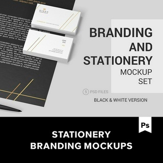 Stationery Branding Mockup 品牌文具VI展示PSD樣機.M2020040514