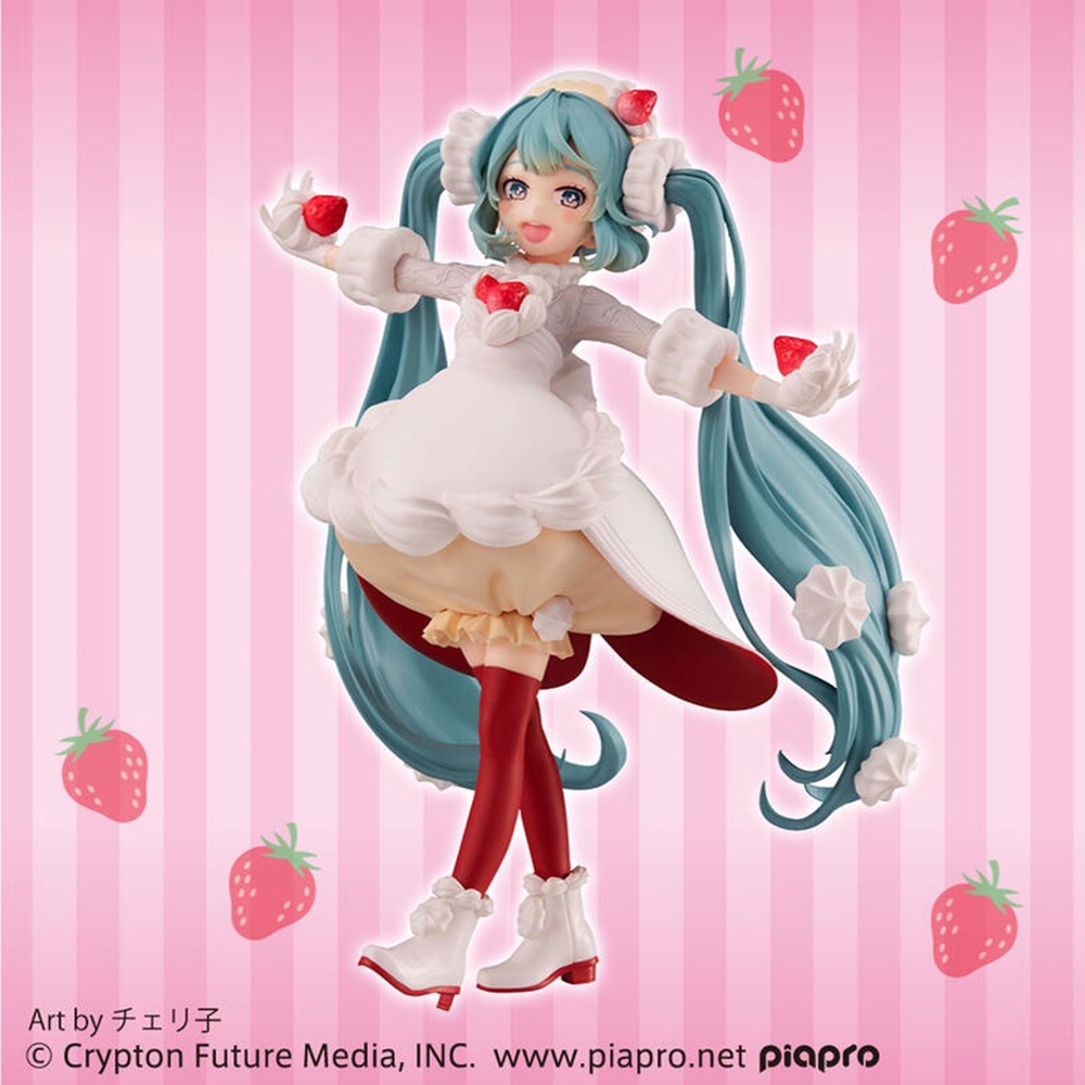 降價 玩具寶箱 - FuRyu Vocaloid 初音未來 甜點造型 草莓奶油蛋糕 景品