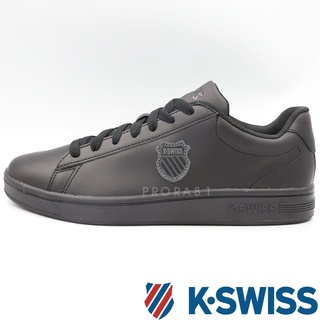 K-SWISS 06599-057 黑色 皮質休閒運動鞋/Court Shield/全尺寸22.5-31㎝/ 119K