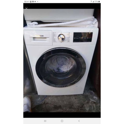二手中古德國BOSCH9公斤洗衣機，型號WAT28402TC，保固3個月，請7詢問