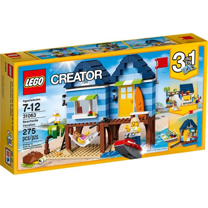 汐止 好記玩具店 LEGO 樂高積木 CLASSIC 創意百變  31063 海濱度假 小顆粒套裝 現貨