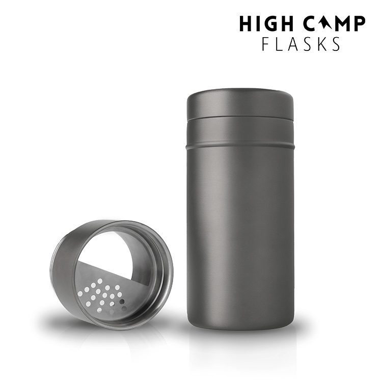 High Camp Flasks 1192 HighBall Shaker 調酒瓶 / Matte Gunmetal霧黑