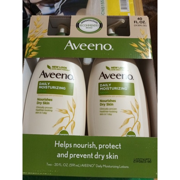 兩入一組 特賣 艾維諾 Aveeno 燕麥保濕乳液591ml