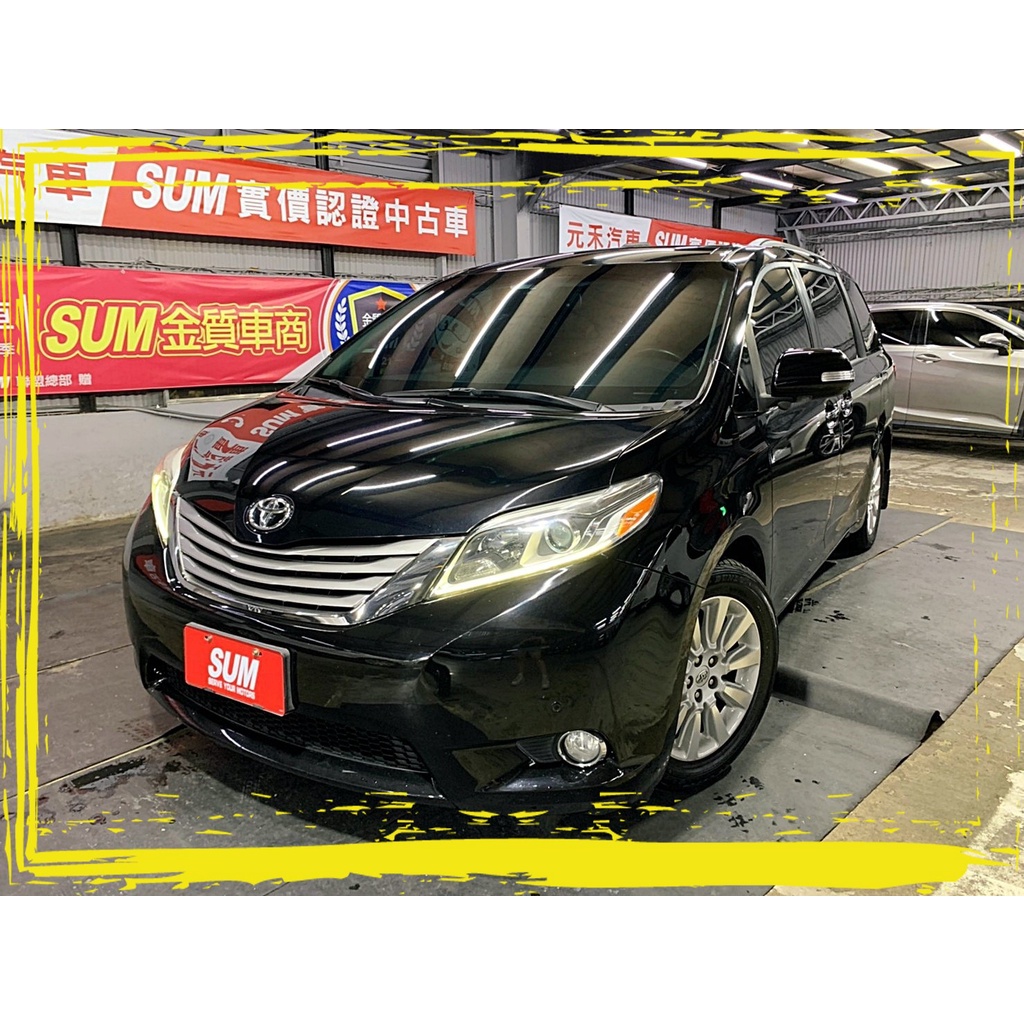 『二手車 中古車買賣』2016 Toyota Sienna 3.5 Limited 實價刊登:115.8萬(可小議)