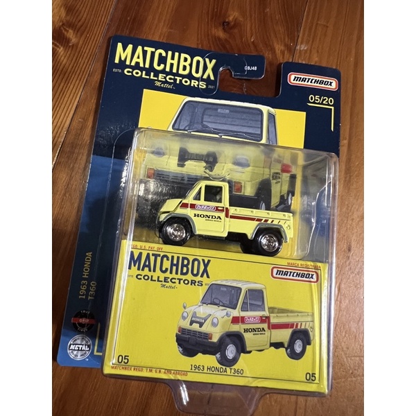 Matchbox 火柴盒 Honda T360 小貨車 發財車 精裝 膠胎