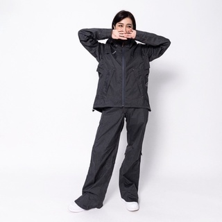 Outperform 奧德蒙 去去雨水走 君邁 brightday 雨衣 Aero9-Pro 透氣 兩件式 風雨衣 黑