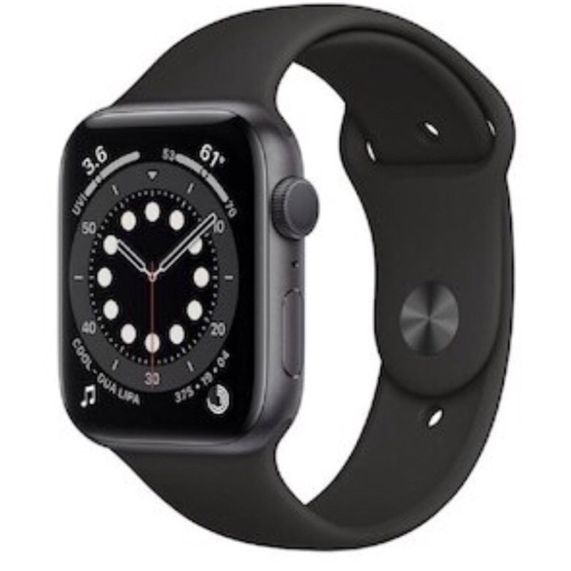 全新 apple watch series 6 44mm gps 全新未拆 原廠公司貨 太空灰 運動錶帶只要12888元