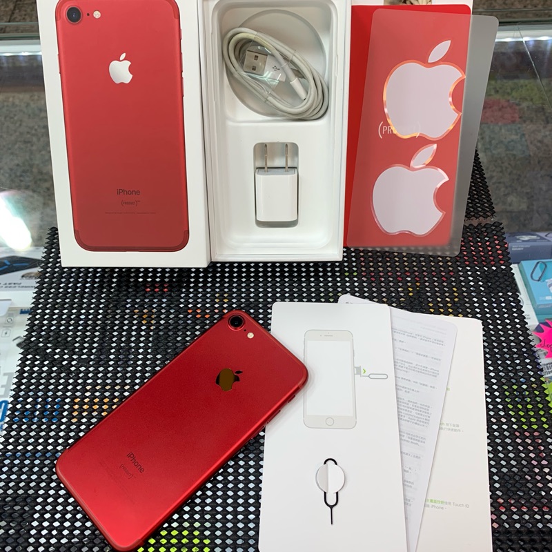 【二手】9.9成新的 Apple iPhone 7 128g 紅色【盒裝/已過保固/台灣公司貨】