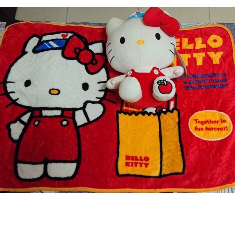 現貨不用等～全聯全聯 Hello Kitty 玩偶毛毯組 ⭐️Hello Kitty娃娃毛毯組/正版KT娃娃毛毯