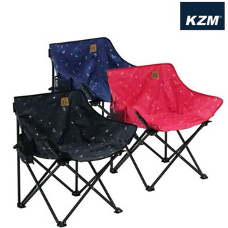 [阿爾卑斯戶外] KAZMI KZM 印花休閒折疊椅 三色可選 K20T1C018