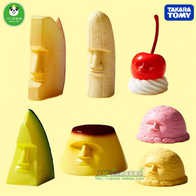 (現貨) 摩艾石像 水果聖代 蘋果 香蕉 櫻桃 哈密瓜 布丁 冰淇淋 甜點 點心系列 扭蛋