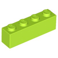 《安納金小站》 樂高 LEGO 1x4 萊姆綠色 基本磚 顆粒磚 二手 零件 3010