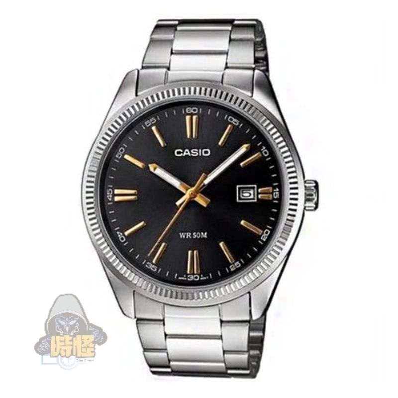 【CASIO】台灣卡西歐公司貨 時尚新貴造型腕錶 50米防水(MTP-1302D-1A2)