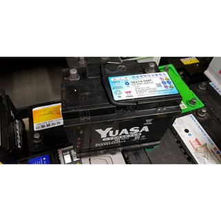 (二手中古電池) YUAS 56214-免保養汽車電池 數值漂亮，品項優 同55566 56220 55457歐系車專用