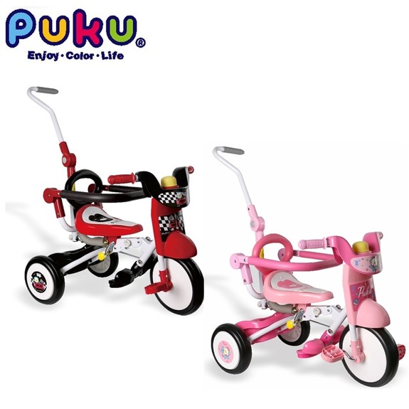 PUKU藍色企鵝-Mini Bike折疊三輪車(賽車/蝴蝶)P30225