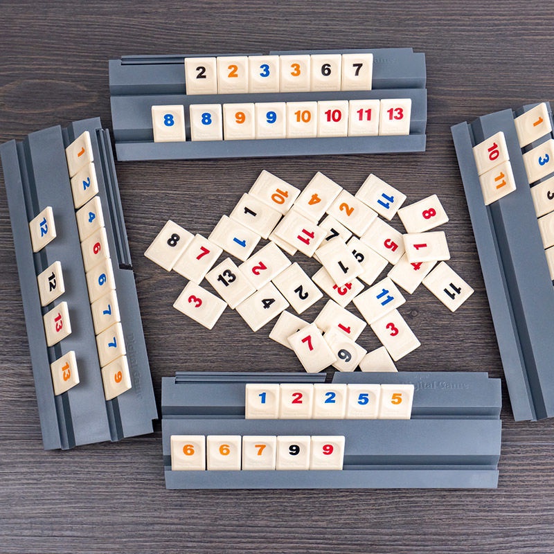 桌遊卡牌 以色列麻將 拉密牌 數字麻將牌旅行標準版桌面聚會遊戲