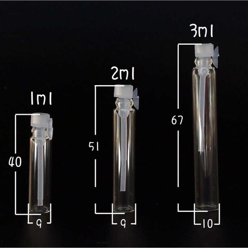 香水試管 玻璃瓶身 1ml 分裝瓶 試管瓶