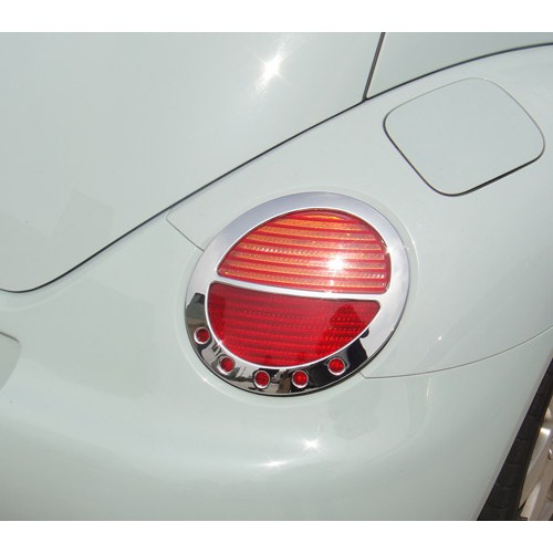 《※金螃蟹※》VOLKSWAGEN 福斯 金龜車 VW BEETLE 99~05 鍍鉻後燈框 尾燈框 外銷歐洲 台灣製造