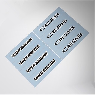 現貨 Volk Racing CE28 sticker decal 輪殼貼 輪圈 改裝車 貼紙 車貼