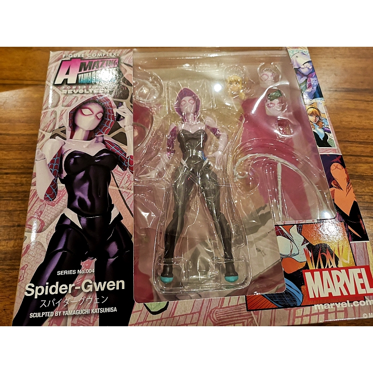 精緻收藏 海洋堂山口式美漫series 004 女蜘蛛俠gwen 格溫正版現貨 派遣聯繫商品狀態 蝦皮購物