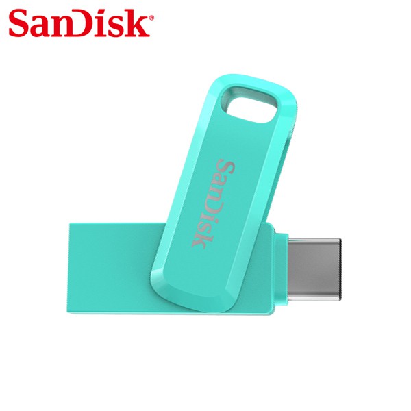 SanDisk Ultra GO 湖水綠 256G 512G TYPE-C USB 3.1 高速雙用 OTG 旋轉隨身碟