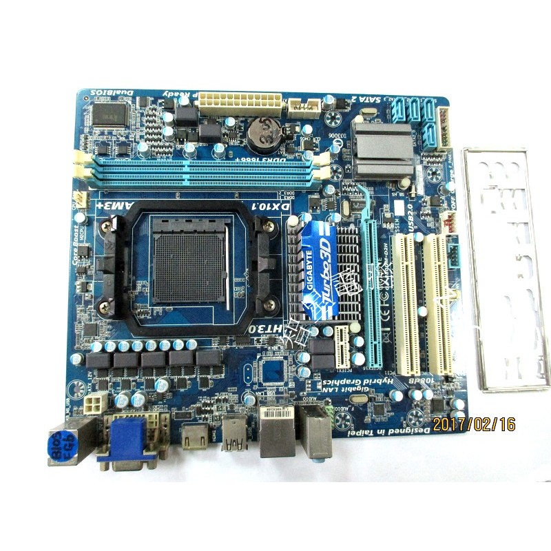智星電腦◎二手良品 技嘉GA-880GM-D2H AM3主機板 DDR3合板全固態多介面 支援AM3+ 四核八核心附擋板