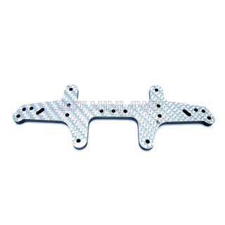 四驅車 3MM 碳纖維 銀色拉絲通用型尾翼 94867 貨號33