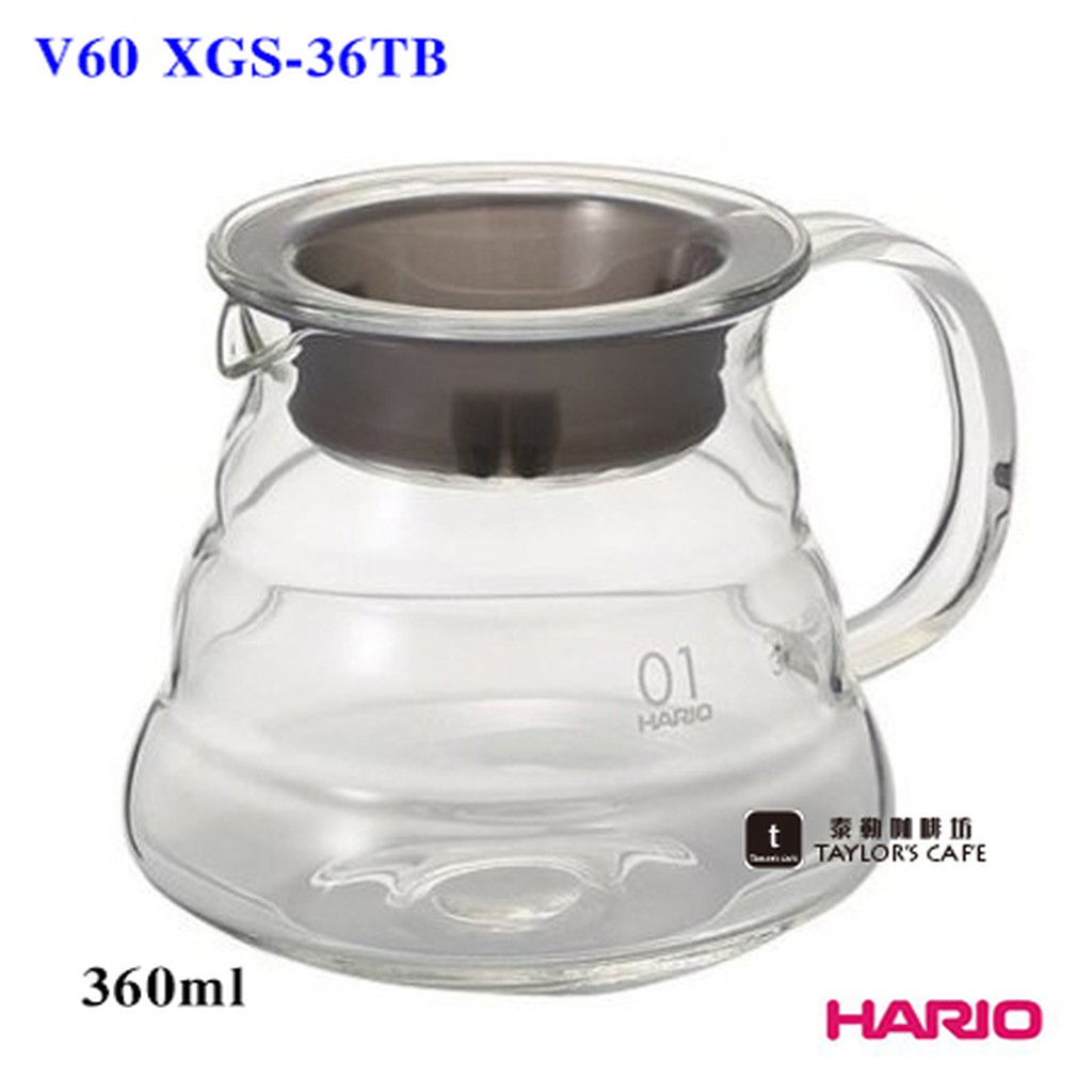 【TDTC 咖啡館】HARIO XGS-36TB 雲朵耐熱微波咖啡壺 / 花茶壺 / 玻璃壺 (360ml)