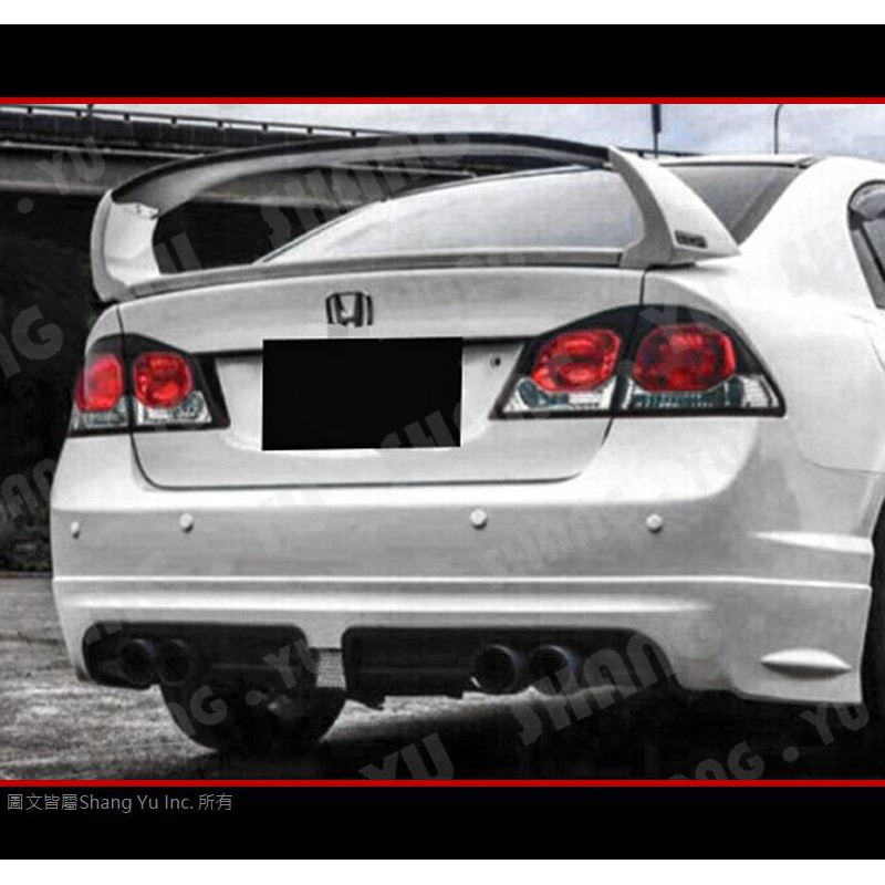 HONDA CIVIC8 K12 八代 喜美 四件式 尾翼 06 07 08 09 10 11 RR 無限 TYPER