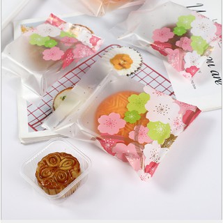 ☀孟玥購物☀櫻花 喜氣 蛋黃酥 月餅 封口機封口 包裝袋 100入