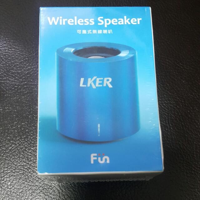 全新未拆封☆ Wireless Speaker LKER FUN 藍芽無線喇叭 可攜式喇叭 迷你音響