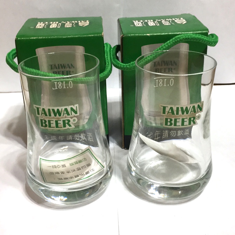 [出清隨便賣]台灣啤酒 玻璃杯 啤酒杯 1組