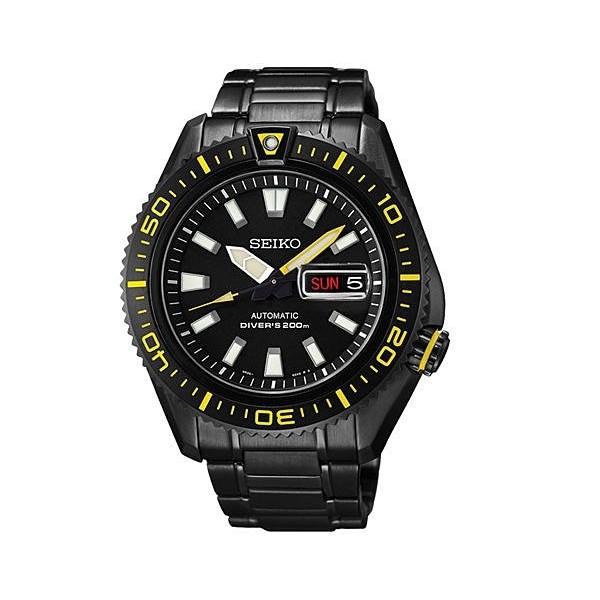 有發票 SEIKO 精工錶 防水200M 潛水錶 機械錶 全黑鋼帶 全新原廠公司貨 SRP499J1