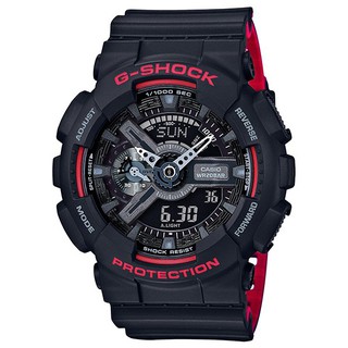 CASIO卡西歐 G-SHOCK 黑紅 GA-110HR-1A 霸氣 手錶