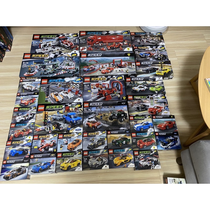 全新LEGO 樂高SPEED大全套33盒合售 75870～75913