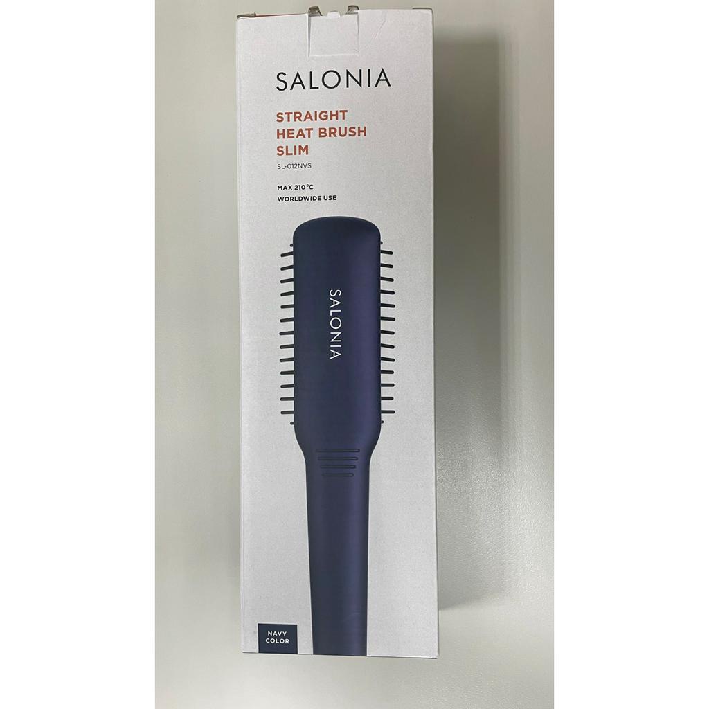 二手~日本Salonia Straight Heat Brush Slim 整髮梳SL-012NVS 細梳43mm