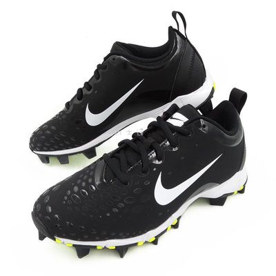 ☆現貨屋☆ Nike 856435 010 棒球釘鞋 棒球壘球少年膠釘鞋 黑白 16CM 原價1300 零碼 小尺碼