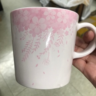 現貨 韓國星巴克粉紅色櫻花馬克杯 陶瓷杯355ml 6410331
