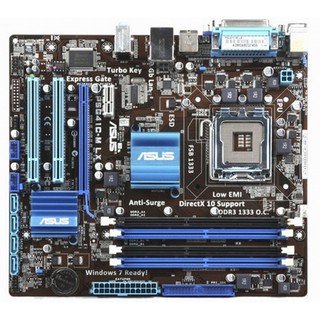 華碩P5G41C-M LX全固態電容775腳位主機板、記憶體可支援DDR2、DDR3 ( 禁止混插 ) 二手良品、附檔板