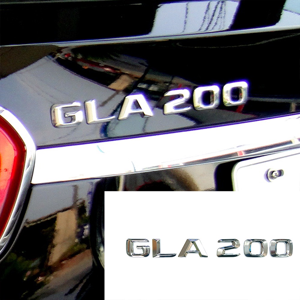 JR-佳睿精品 Benz GLA 200 14-17 電鍍 字貼 字體 字標 標誌 後箱字體