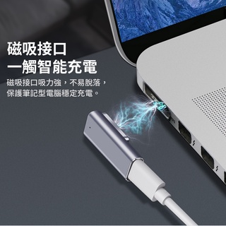 🍎【台灣出貨】Type-C母頭轉magsafe2 轉接頭 PD誘騙轉接頭 適MacBook Pro air 筆電充電