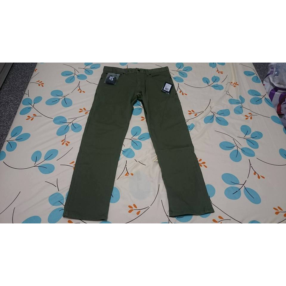 NIKE SB FTM 5 POCKET PANT 彈性休閒長褲(軍綠)