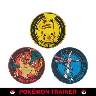 【OUTDOOR】Pokemon寶可夢聯名款訓練家系列電繡布章(三入)-小智的寶可夢 ODGO20C14