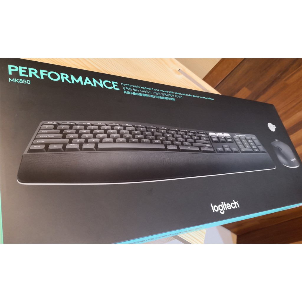 [九成新]Logitech 羅技 MK850 無線鍵盤滑鼠組