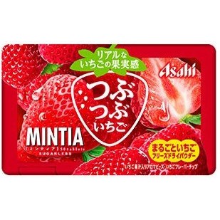 朝日 MINTIA顆粒草莓薄荷口含片(50粒)