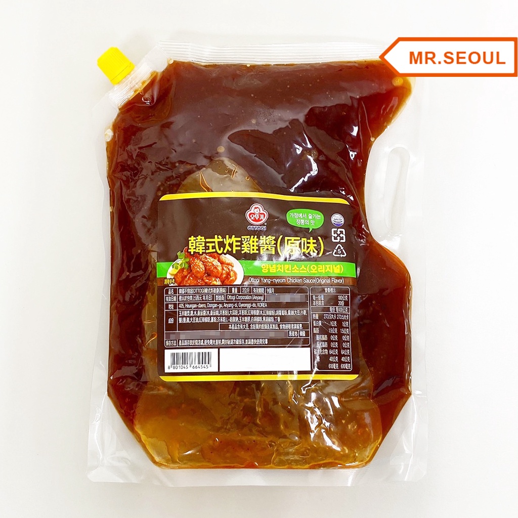 【首爾先生mrseoul】韓國 OTTOGI 不倒翁 韓式炸雞醬 (原味) 2KG 甜辣口感