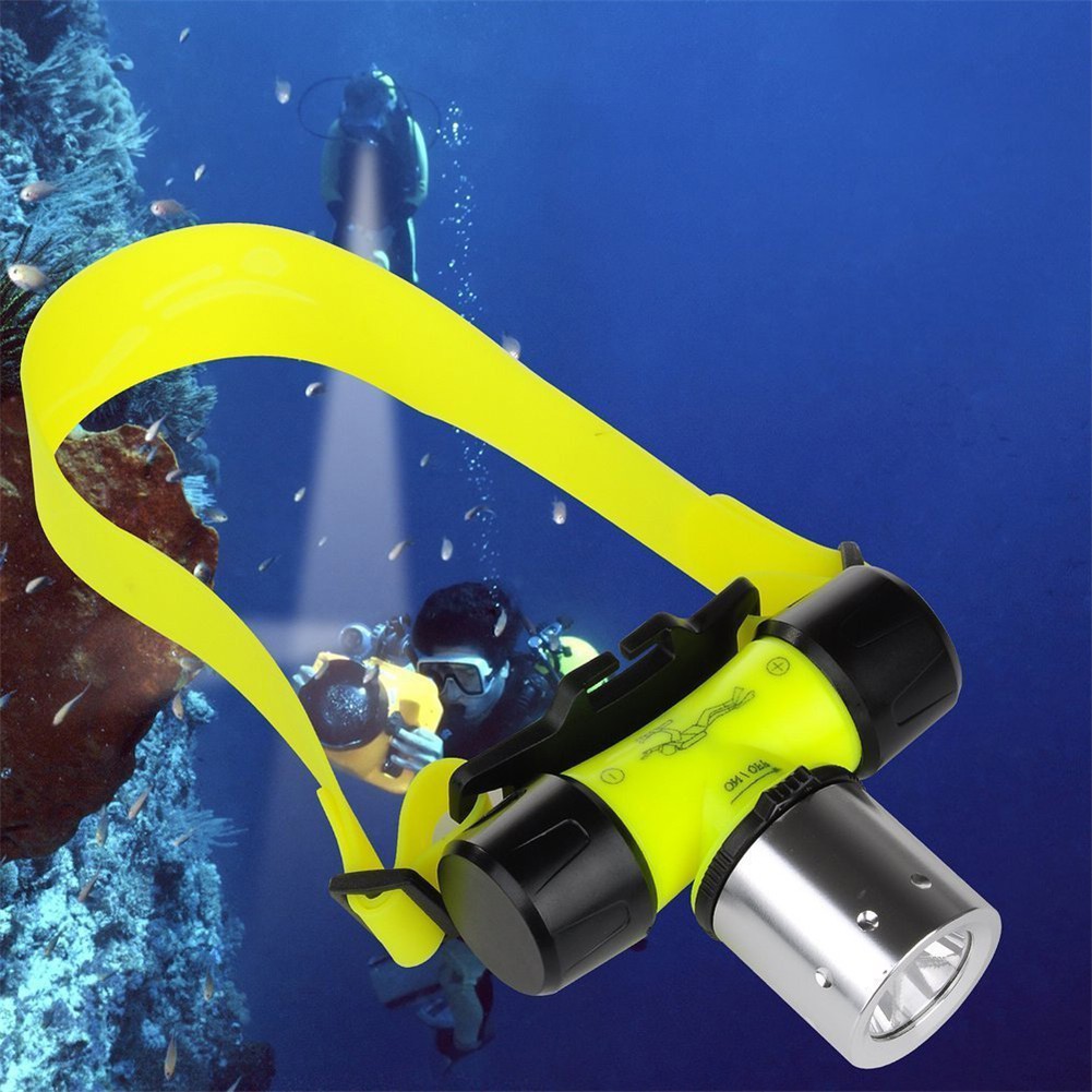 熱銷-戶外超防水潛水頭燈